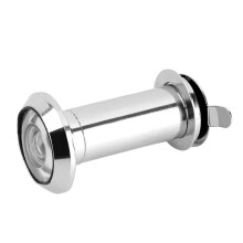 Olho mágico grande angular para portas, com materiais de alta qualidade e tampa giratória resistente. Fácil instalação em portas de 35 mm a 55
