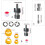 PVC Thread Maker Tool 1/2inch 3/4inch PVC Pipe Threading-Set 1 4