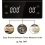 5 kg/0,1 g Kaffeewaage mit Timer, USB-Aufladung Black 5