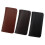 Leather Fountain Pen Case 3 Compartments Travel-Light coffee 2