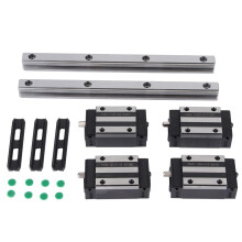 Carrello di guida lineare per macchine CNC, maniglia di trazione in acciaio inox, blocco cuscinetto lineare ad alta precisione con design