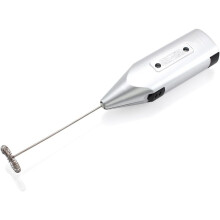 Electric Milk Frother, Mini Stirrer for Non-Damaging Use on Cookware & Bowls, Fast & Convenient Operation for Family Beverage Prep