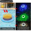 Solar Pool Lights Floating LED, IP68 Waterproof, 4.57 X 0.98 In, Solar Powered Glow Light For Pool, Path, Backyard 5