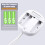Vibrationswecker mit Schlummerfunktion White 7