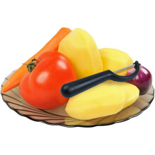 Professional Vegetable Peeler Set, Stainless Steel Blade Ensures Sharp Edges, Ergonomic Design For Comfortable Handling, Good Grip For Effortless