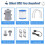 Pool Cleaner Circulation Filter Pump 330 GPH Filter Swimming Pool Filter Pump for Aerated Pool Pumps UK Plug 2