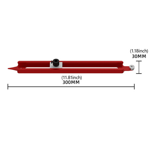 Aluminum Alloys Profiles Scribing Ruler with Pencils Precise 2