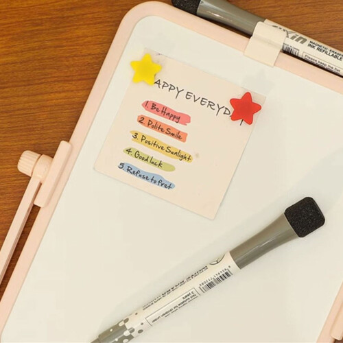 Double-Sided Magnetic Whiteboard Small Whiteboards-Orange red 2