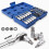 34-delige 3/8 '' Drive Socket en Bit Set met Draagtas Mannelijke 6