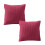 Square Cushion Cases, Hidden Zipper Closure for Convenient Pillow Management 1