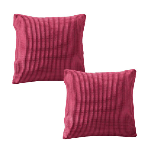 Square Cushion Cases, Hidden Zipper Closure for Convenient Pillow Management