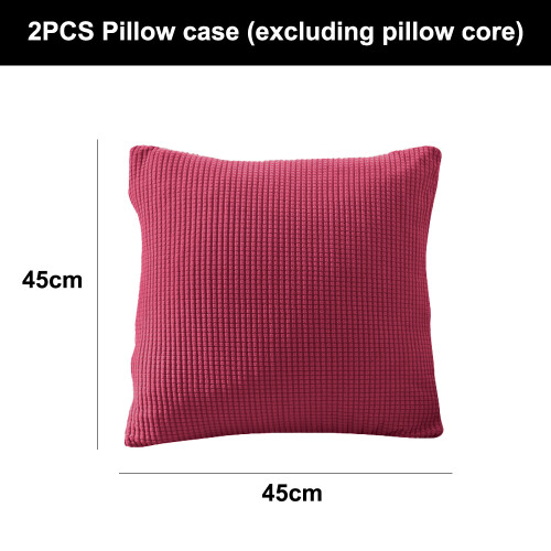 Square Cushion Cases, Hidden Zipper Closure for Convenient Pillow Management 1