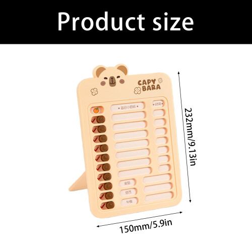Dagelijkse routinegrafiek voor kinderen Dagelijks-Chocolade 1