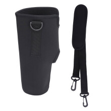 Portaborraccia termico in neoprene con tracolla regolabile, materiale leggero e confortevole, adatto alla maggior parte delle bottiglie, portatile.