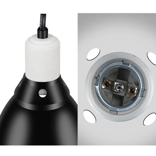 Optimized Lamp Shade For Reptile Environments, Advanced Optical Reflection Cover Ensures Even Lighting 2