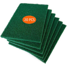 Industrial Strength Mesh Pads, Durable Synthetic Fibers For Extra Strength Scrubbing Texture In Heavy Duty Cleaning, 10PCS