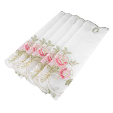 Vorhang aus Jacquard-Gewebe in Holzoptik, halbtransparenter Vorhang im amerikanischen Stil mit Chrysanthemenmuster, staubdichter Jacquard-Stoff für L