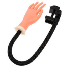 Flexible Nail Practice Hand for Beginners, Movable Mannequin Hand for Nail Art and Manicure Training