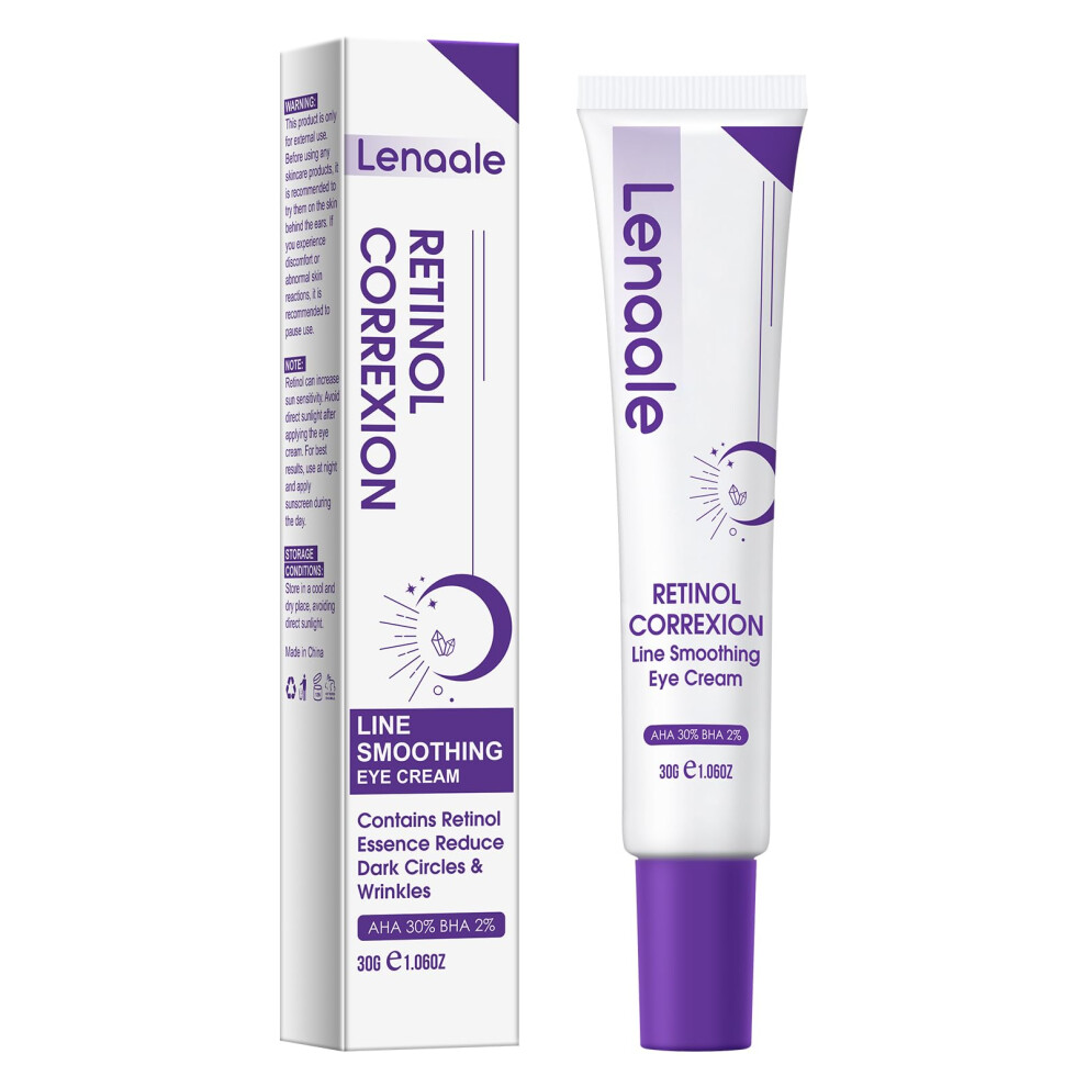 Cream/Dark Retinol Anti Aging Eye For Circles And Puffiness With Hyaluronic Acid And Peptides Ref: 4049