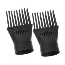 2pcs Blow Dryer Comb Attachment Hair Dryer Nozzle Reduces Frizz Leaves Hair Smooth and Shiny