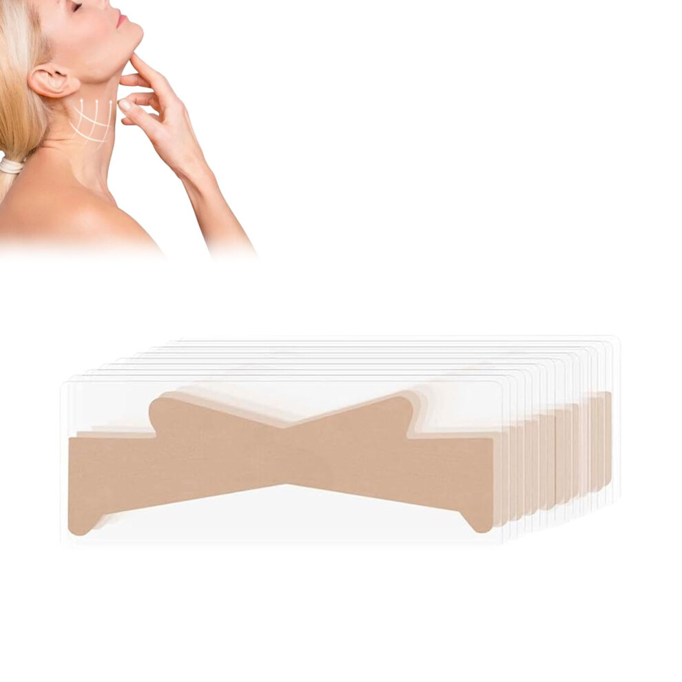 Neck Lifting Tape Invisible 20PCS Reusable Neck Wrinkle Patches for Instant Skin Firming