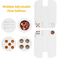 4 In 1 Multifunctional Seasoning Shaker, Portable Snack Storage With Detachable Partitions For Outdoor Camping And Kitchen Cooking