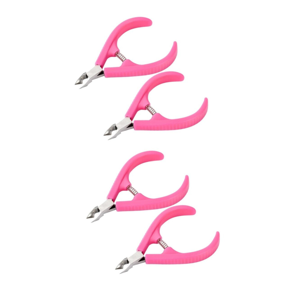 Cuticle Trimmer and Manicure Nail Clippers Set with Ergonomic NonSlip Handle for Salon and Home Use