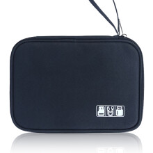 Bolsa organizadora de cables, organizador electrónico con tela resistente y protección impermeable, estuche de viaje portátil para cargadores,