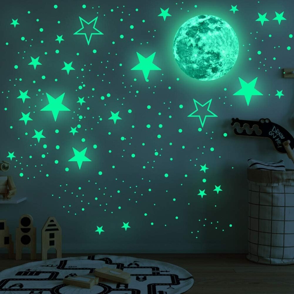 Glow In The Ceiling Stickers, Create A Starry Sky With Luminous Wall Decals For Kids Room, Glowing Sky Decor For Bedroom Living Room, Waterproof Dark