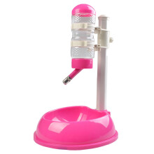 Height Pet Automatic Feeder And Water Dispenser PP PVC Detachable Bowl And Bottle For Dogs And Cats Dual Food And Water