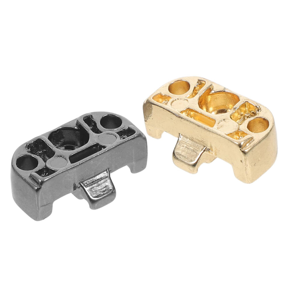 2Pcs Durable Iron Alloy Hair Clipper Blade Mount Base for Stable Grip and Precision Haircuts