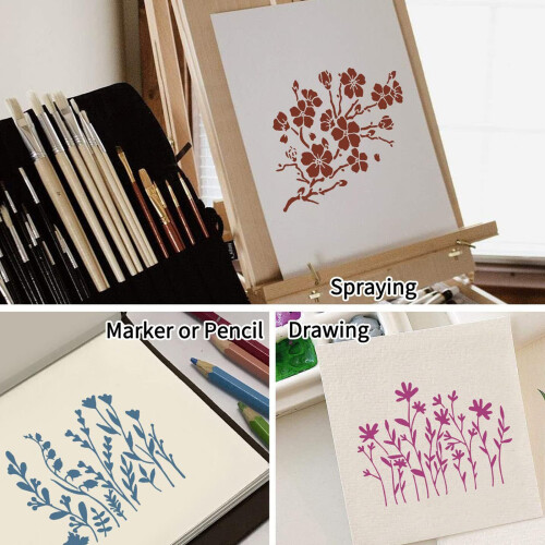 Professional Reusable Art Stencil Template Precisions Cut Shape 1