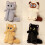 Soft Plush Pen Adorable Feline Shape Spacious-White cat 6