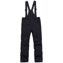 Peto de nieve térmico para niños, pantalones de esquí de invierno impermeables con tirantes ajustables, peto transpirable para snowboard para