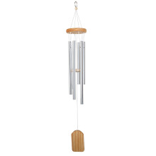 Personalisiertes Windspiel „Harmonische Melodien“, Windspiel aus Aluminiumlegierung mit sanftem Klang für drinnen und draußen, friedvolle