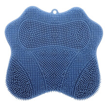 Silicone Shower Foot Scrubber Mat NonSlip With Suction Cups Exfoliating Back Massage Pad For Bathing Dead Skin Removal