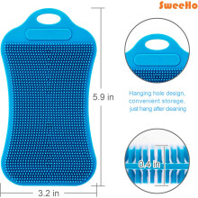 Silicone Sponge For Versatile Usage, Non-Absorbent Double Sided Dish Brush, Cleaning Sponges Made Of Food Grade Material, Durable Design Ensures