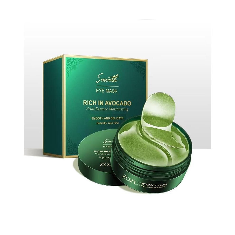 Dark Hyaluronic Acid Eye Mask 60Pcs With Collagen For Circles, Antiwrinkle And Puffy Eyes Care