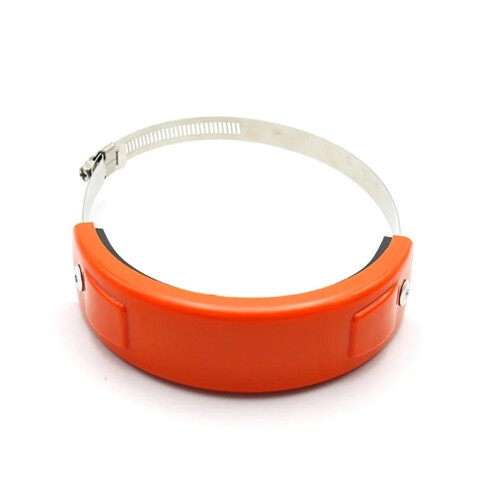 Universal Motorcycle Exhaust Protector Heat Shield Guard for Muffler AntiScald OffRoad Orange