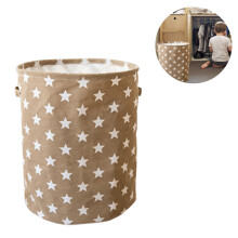 Practical Laundry Hamper, Collapsible Design For Compact Storage, Linen & Cotton Fabric Ensures Longevity