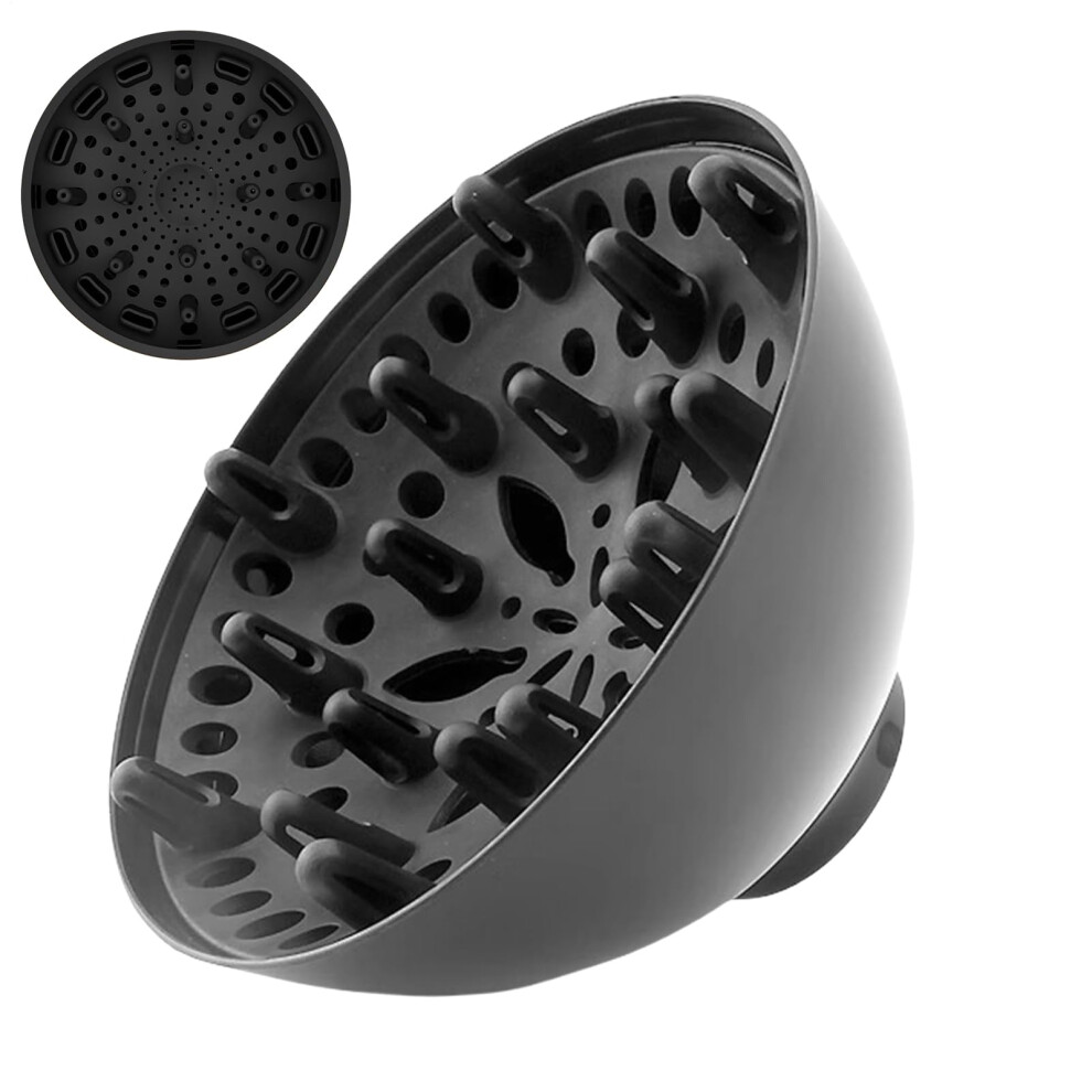 Universal Hair Dryer Diffuser Attachment for Curls and Waves, Gentle Heat, Reduces Frizz, TravelFriendly