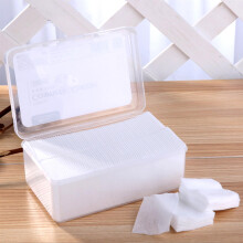 1000 PCS Lint  Cotton Pads for Face and Nails, Soft Thin Makeup Remover Squares with Box