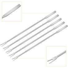 Ideal für Meeresfrüchte-Liebhaber, Edelstahlkonstruktion garantiert Langlebigkeit, rostbeständiges Design behält neuwertigen Zustand, flach