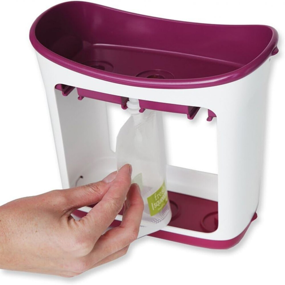Infantino Squeeze Station, Baby Food Maker for Quick And Easy Homemade Puree Storage