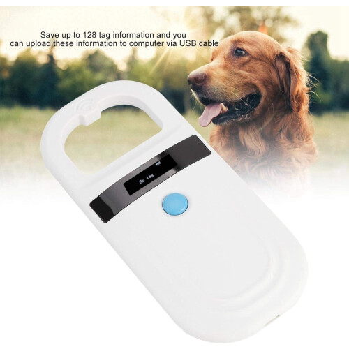 Pet Microchip Scanner 134.2kHz EMID RFID, Mini EMID Reader, Handheld Pet Scanner With LED Display, ISO11784/FDXB 2