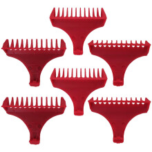 Trimmer Guides 6pcs for Wahl 5 Star Detailer T Wide Blade #3792 Quick Snap Precise Cutting