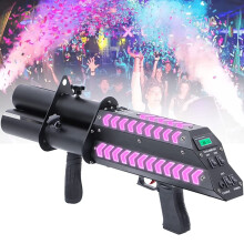 Wireless Multi-Color Cannon Electronic Stage Salute Gun for Weddings, DJs, Nightclubs - Three-Shot Colorful Atmosphere Device