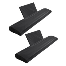 88-Key Piano Keyboard Dust Cover with Music Sheet Stand Cover, Washable and Dustproof Electric Piano Protection
