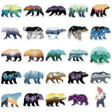 Adventurer Themes Outdoor Hiking Stickers, Thick Durable Waterproof Vinyl For Indoor Outdoor Use On Luggage, Water Bottles, Laptops, Skateboards, And