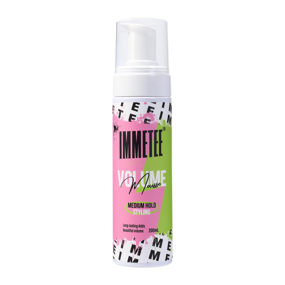 Volumizing Hair Mousse for Fine Hair, Lightweight NonSticky, Long Lasting Hold, Frizz Control, 200ml